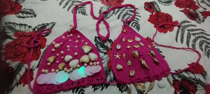 TOP DE CROCHÊ TAMNHO G.