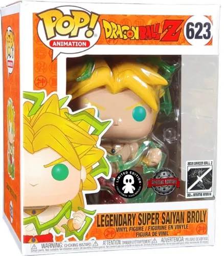 Compatível Funko Pop Dragon Ball 623 Legendary Super Saiyan Broly Sized