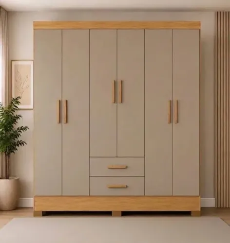 Guarda roupa casal com 6 portas PRODUTO NOVO DE FABRICA