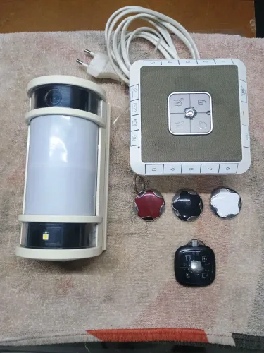 Kit Alarme Residencial - Central liga / Sensor com câmera + tags