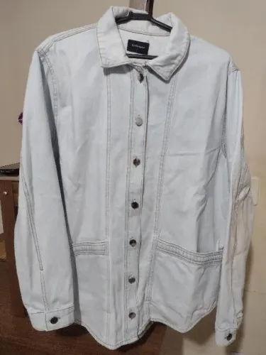 Jaqueta Jeans Azul Marfinno Feminina (G)
