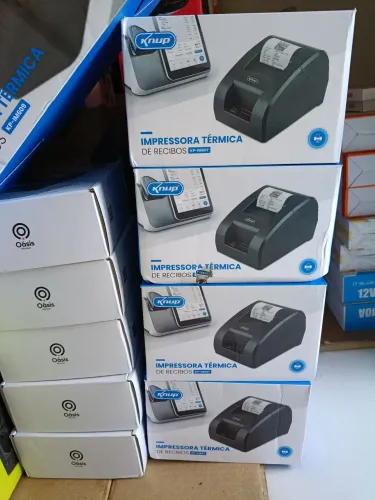 Impressora Térmica de Recibos Knup KP-IM607 58mm USB<br>