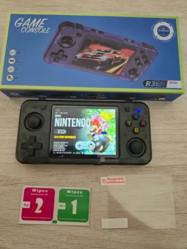 Console Portátil R36H Retro 64GB Tela IPS 3.5" Jogos Clássicos | Frete Grátis e Aceitamos