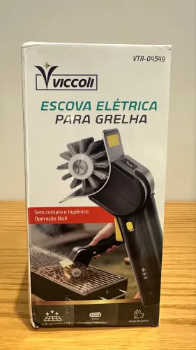 Escova elétrica para grelha