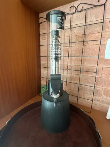 Torre de cerveja portátil preta nova
