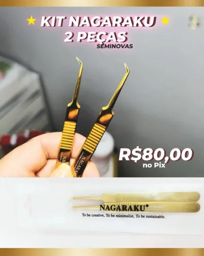 Kit pinças nagaraku