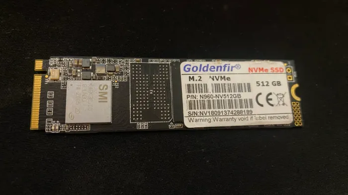 Nvme M2 Goldenfir 512GB