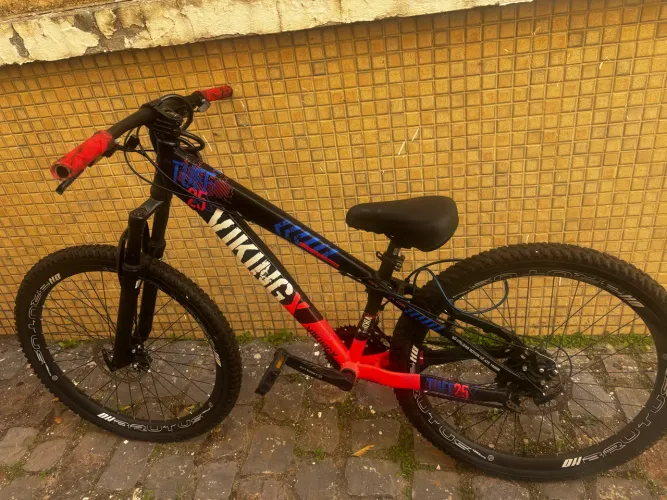Bicicleta Viking x,aro 26,com guidão da absolute semi nova