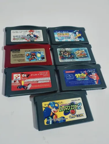 Lote jogos japonês originais Game Boy Advance
