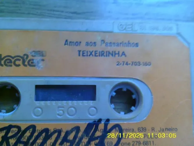 Fitas K7 Teixerinha ótimo som sem estojos