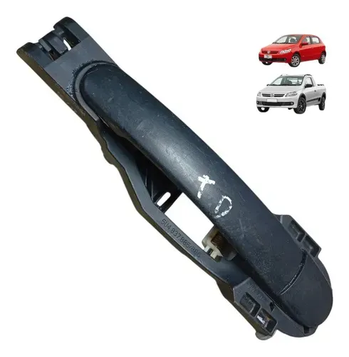 Maçaneta Externa Volkswagen Gol Voyage Saveiro G5 2008 2012 Preto Dianteira/traseira