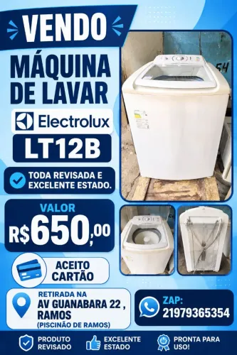 MÁQUINA DE LAVAR ELECTROLUX LT12B 