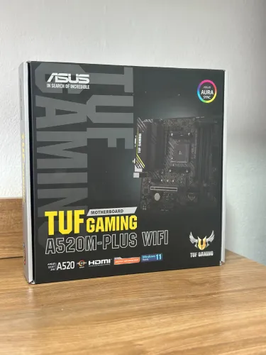 Placa Mãe A520M TUF  Nova nota e garantia  Essa a520 tem 4 slots de RAM  