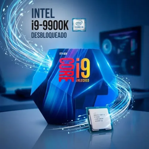 Intel Core i9-9900K 8C/16T 5.0GHz Turbo LGA 1151 - Processador Gamer