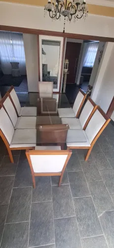 Jogo de mesa de jantar de Vidro 8 lugares