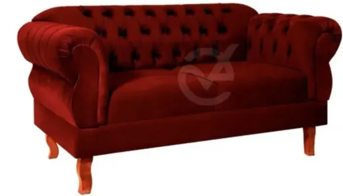 Sofá vermelho/bordô