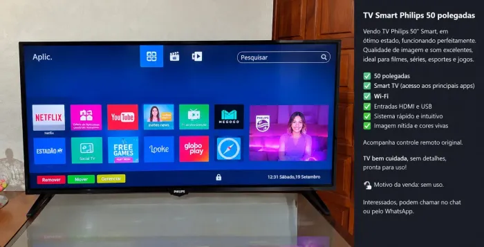 SMART TV PHILIPS 50? 4K