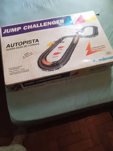 Antigo Autopista Jump Challenger Milmar anos 90 completo na caixa veja leia
