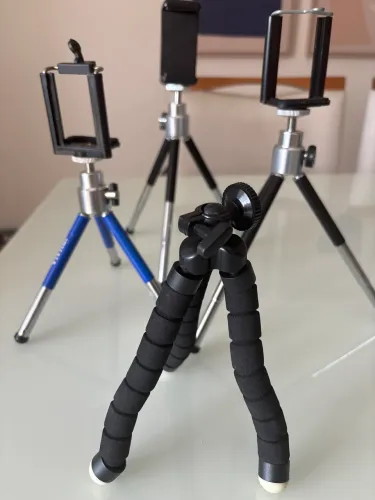 Kit 4 tripés para celular