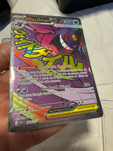 Mega Gengar ex 269/217 - Rara Ilustração Especial
