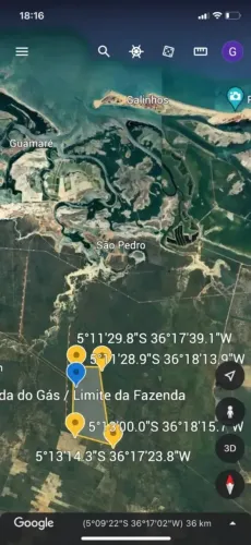 fazenda com 395 hectares na região de Guamaré