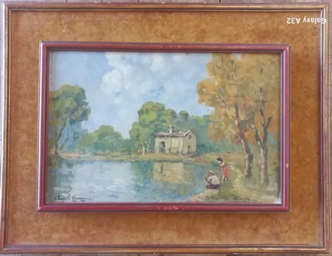 Pintura de Angelo Cannone - Quadro em óleo sobre placa