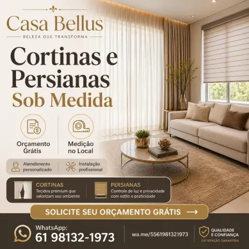 Cortinas Sob Medida Para Valorizar Seu Ambiente