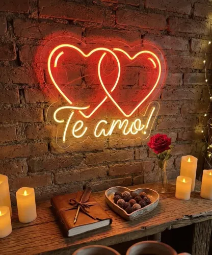 Decoração romântica ?te amo!? Dia dos namorados 