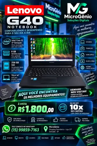 Notebook Lenovo G40