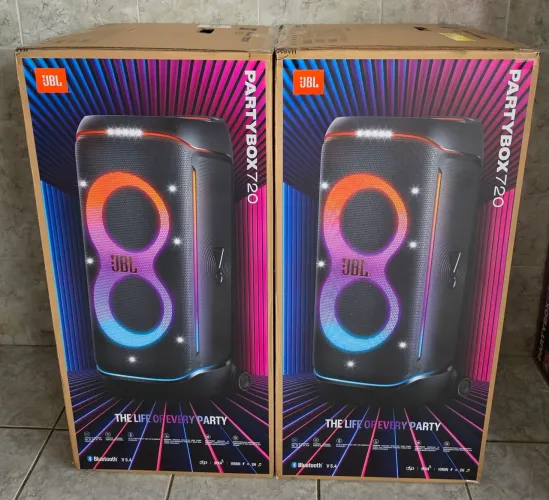 JBL PARTYBOX 720,LACRADA NOTA FISCAL E GARANTIA.