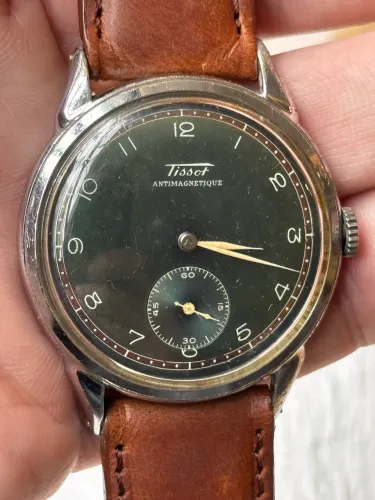 Relógio Tissot Antimagnetique Vintage - Small Seconds - Década de 1940/50