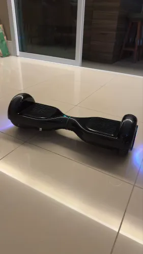 Hoverboard Original Skate Elétrico 6.5 preto led