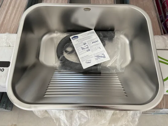 Pia inox acetinado 55x45cm