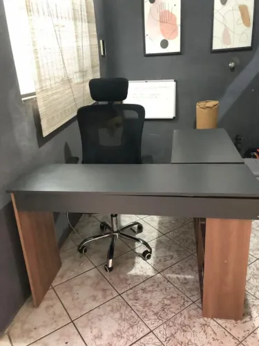 Mesa de Escritório + Cadeira - Home Office