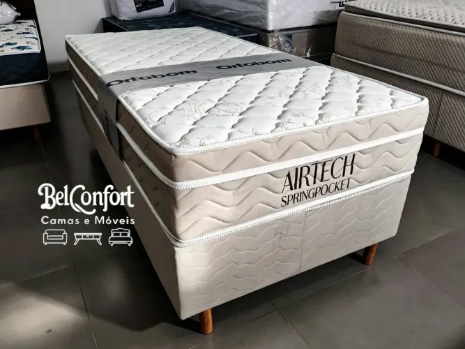 Cama solteiro Ortobom entrega hoje