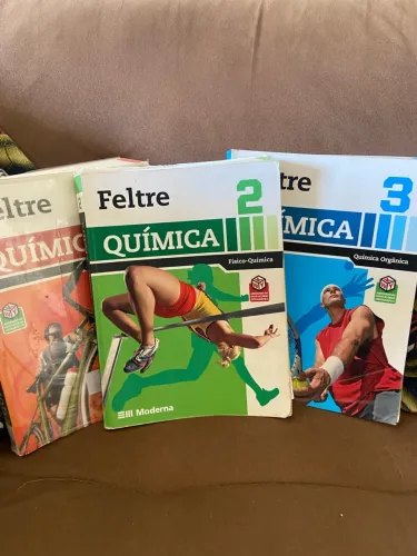 Coleção Química Feltre vol 1,2 e 3