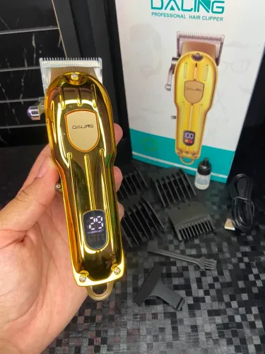 Máquina De Cortar Cabelo Profissional Sem Fio Daling - DL-1538 - faço entrega