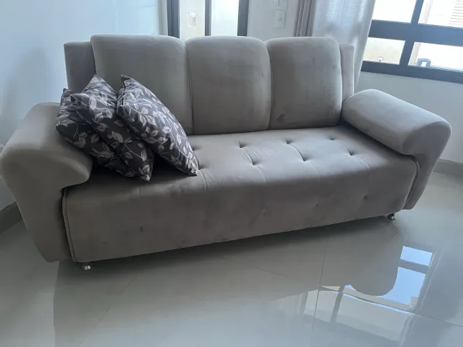 2 Sofás - 3e2 lugares conjunto em veludo