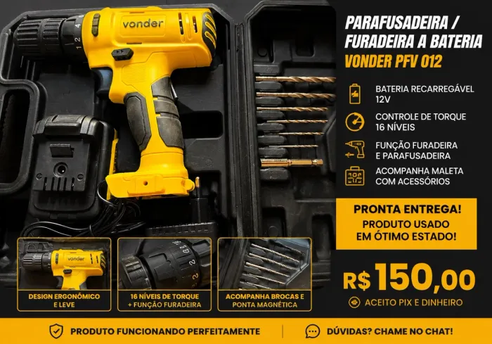 Parafusadeira e Furadeira