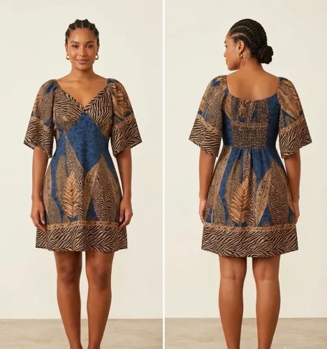 Vestido estampa Farm