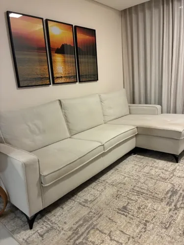 Sofa de 3 lugares com chaise 