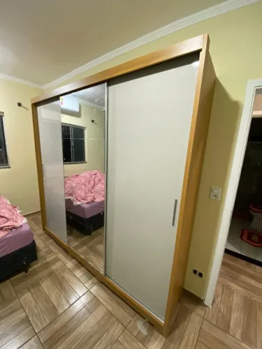 Guarda Roupa Casal 100 % MDF Novo Entrega Grátis 