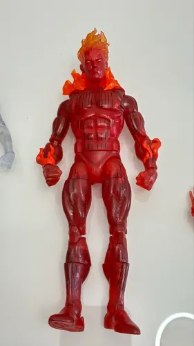 Tocha humana legends com head mezco + duas figuras de brinde
