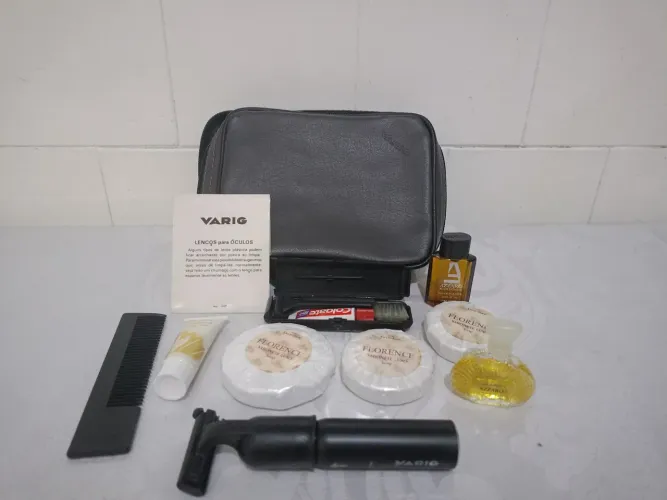 Kit Bolsa Necessaire Varig Antigo