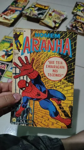 Homem aranha pacote com 6 revistas em quadrinhos mais edição especial RGE N-1