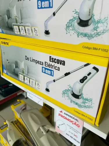 Escova Mop para limpeza na casa 9 em 1