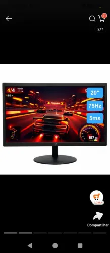 Vendo Monitor LED 20P Box Preto