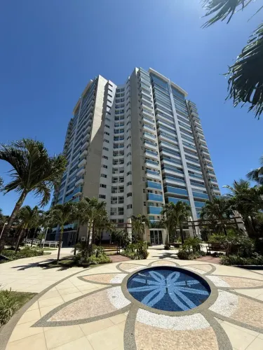 lindo apartamento no living resort para aluguel 3 suites