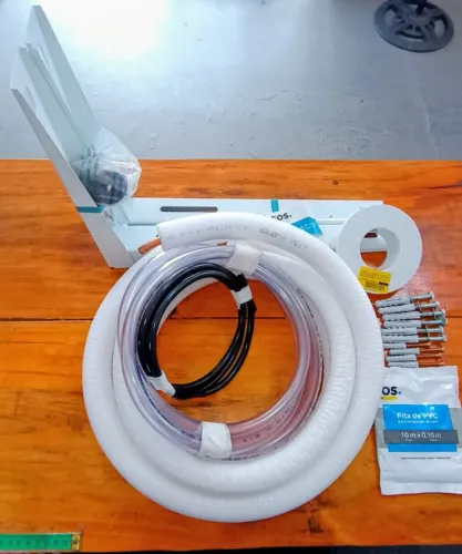 Kit de instalação para Ar condicionado de 9 a 12000 Btus 2 metros