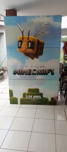Display Minecraft 2 Metros - Original de Cinema